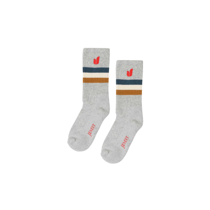 J Sport Socks Grey Melange