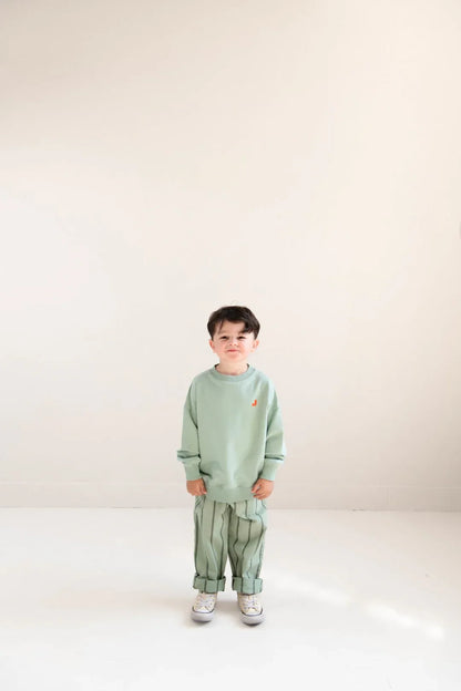 Kick Pants Sage Green Stripe - Jenest