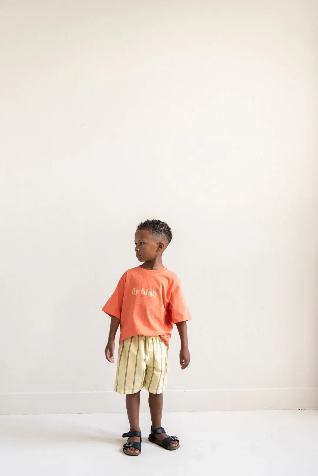 Knox Shorts Soft Yellow Stripe - Jenest