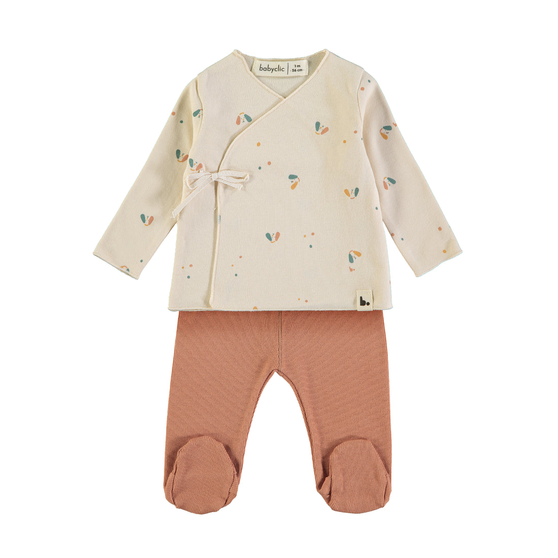 Baby Jacket With Footed Pants Dogs