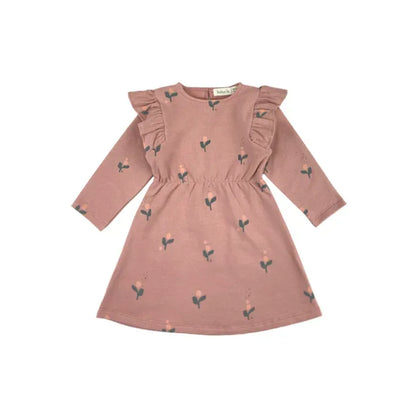 Dress Flor Vintage Pink - Babyclic