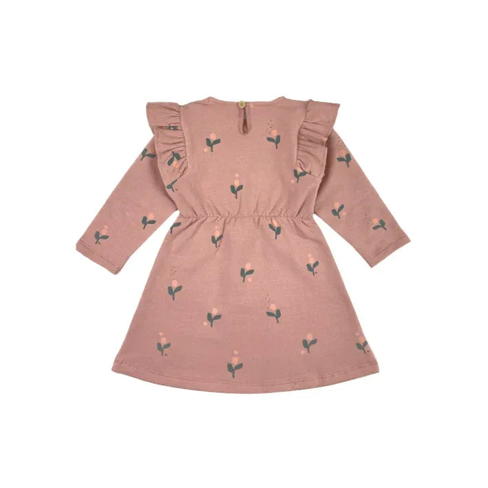 Dress Flor Vintage Pink - Babyclic