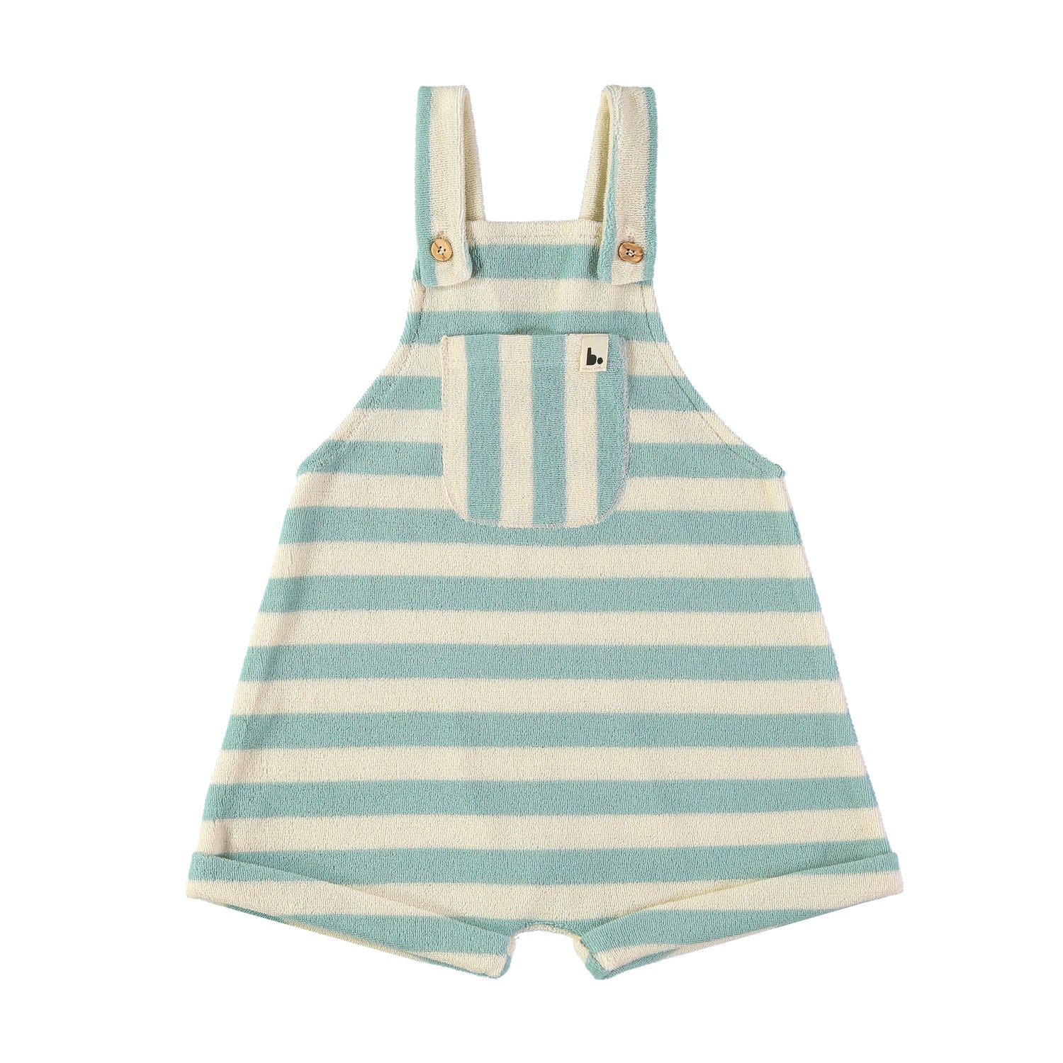 Baby Overall Stripes Aqua