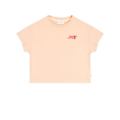 Livia T-shirt Peach Orange - Jenest