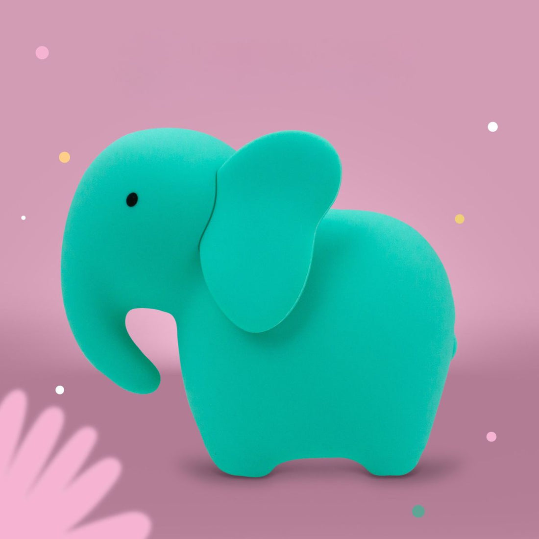 Led Lamp Elephant Turquoise
