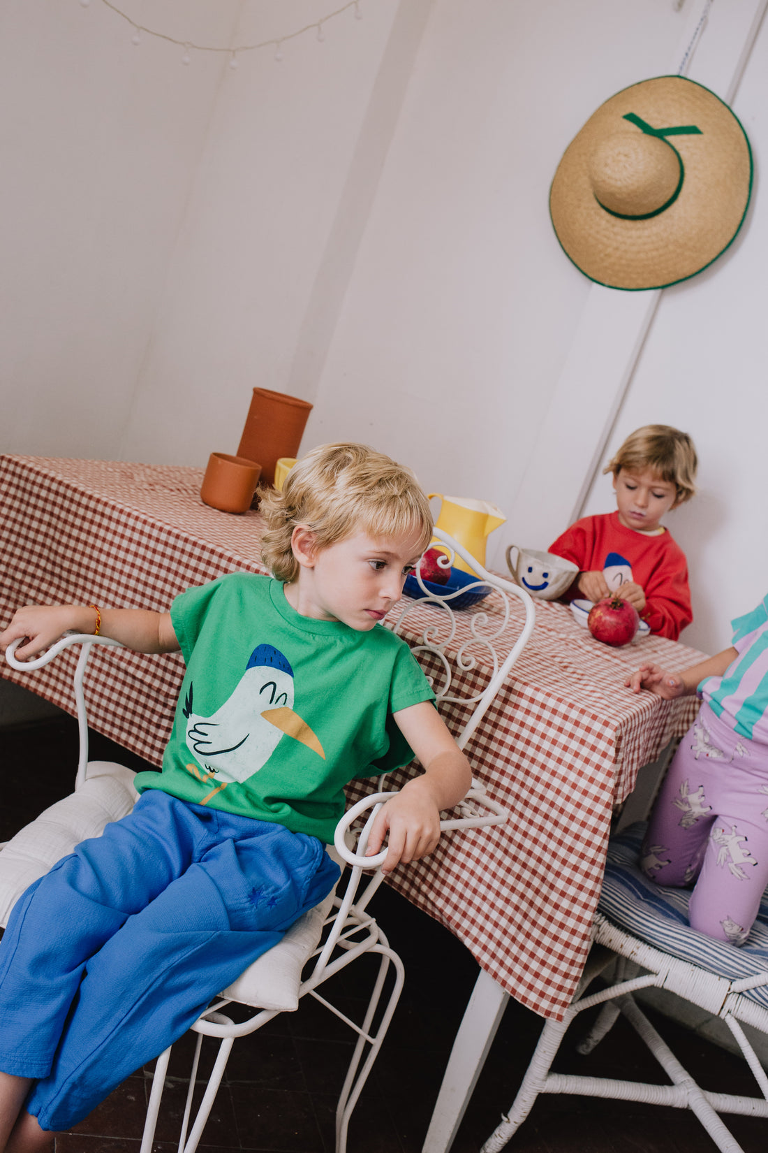 Sleeveless T-shirt Seagull Green