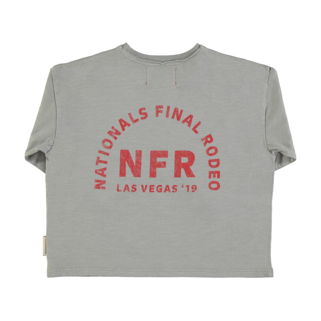Longsleeve Grey Multicolor Circles Print