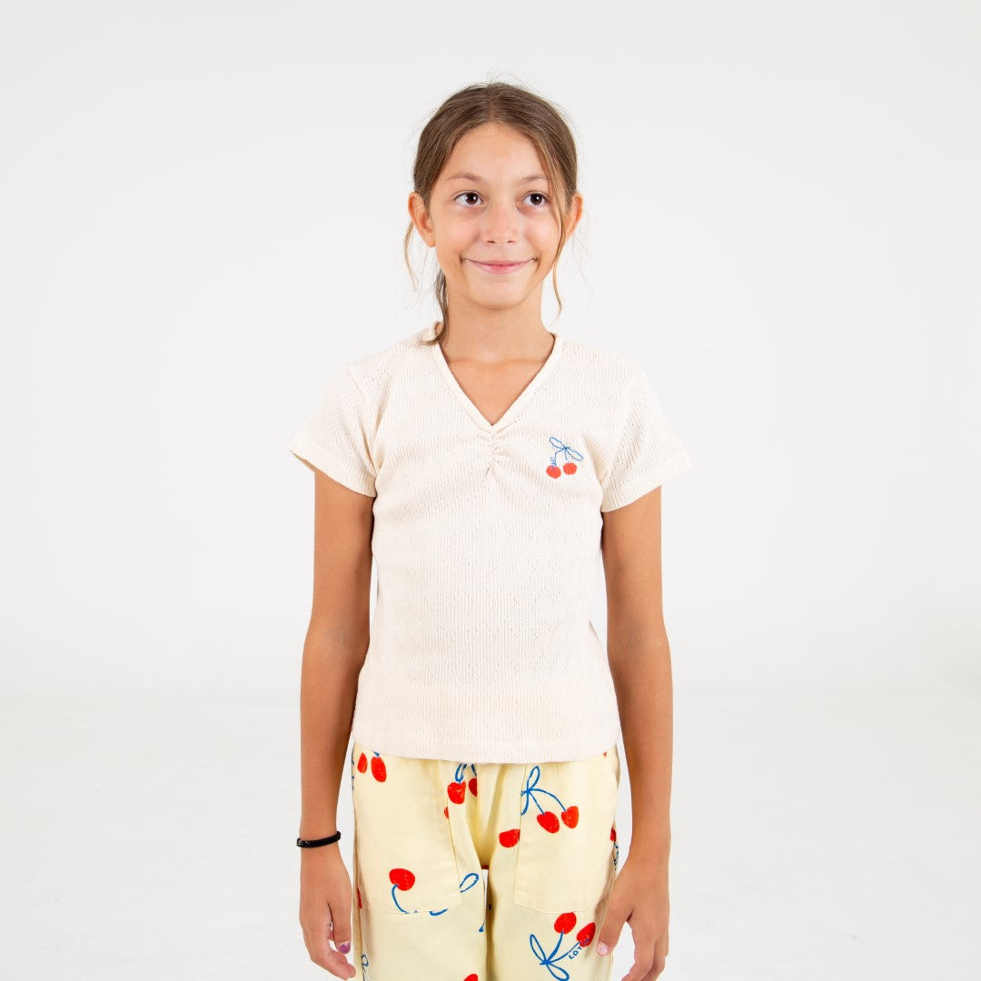 Shorts Cherries Allover Sundance Yellow