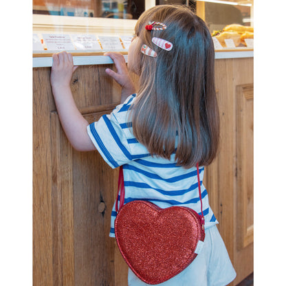 Love Heart Glitter Bag