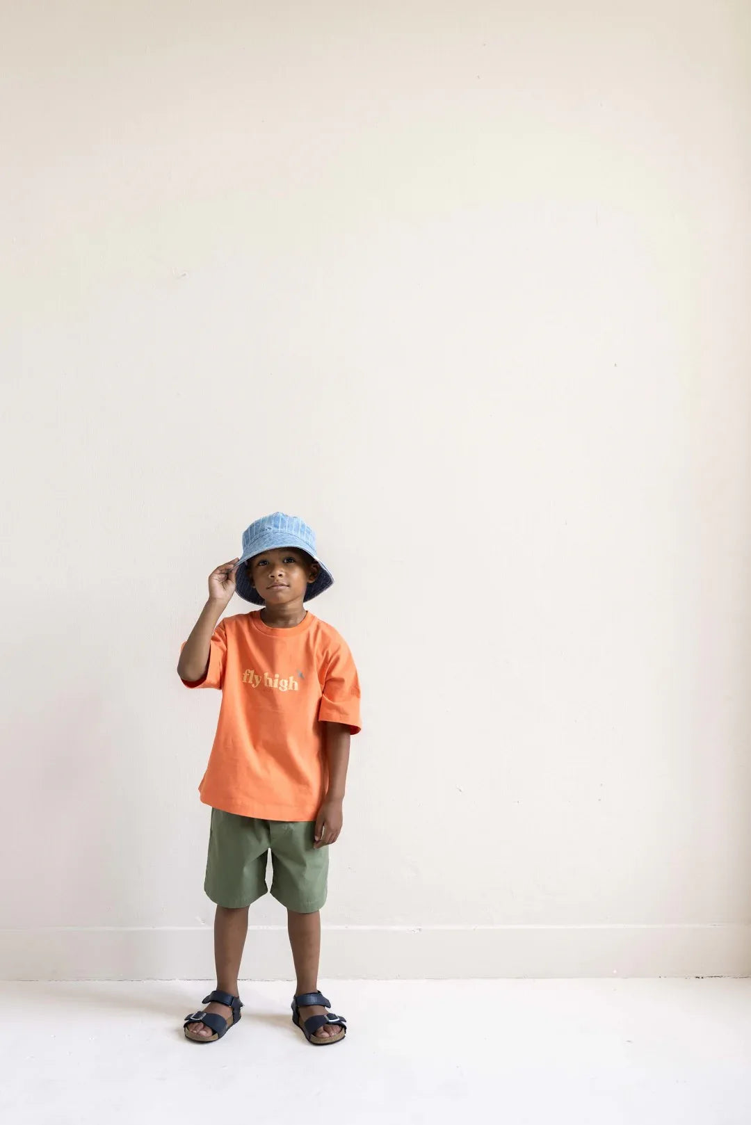 Mase T-shirt Coral Orange - Jenest