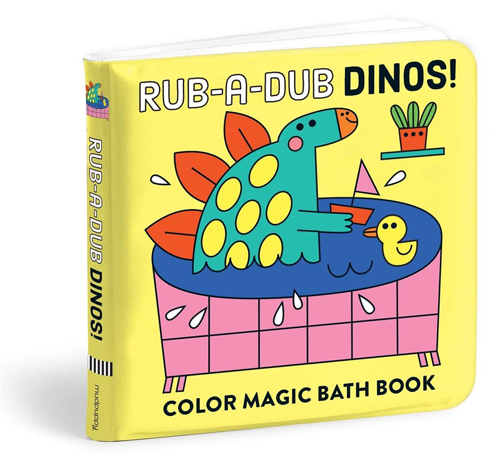 Color Magic Bath Book Rub-A-Dub Dinos