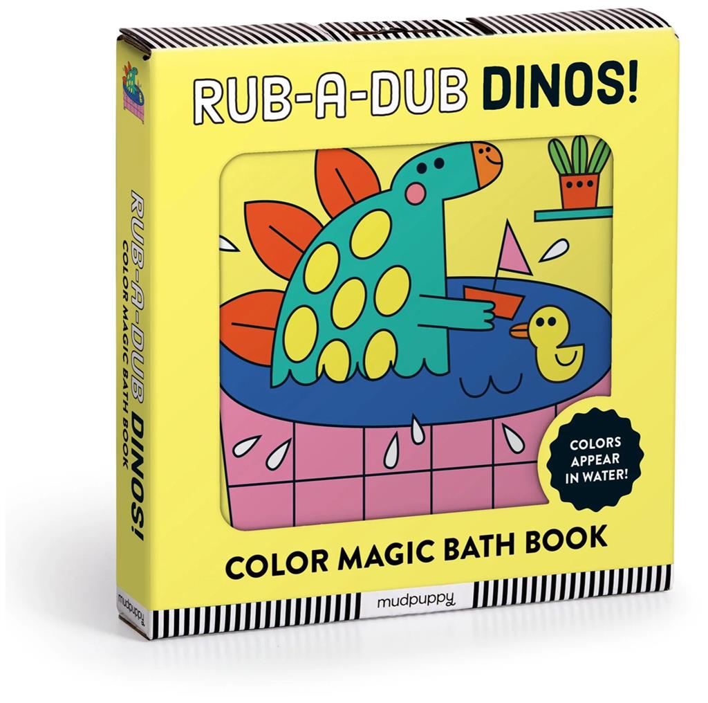 Color Magic Bath Book Rub-A-Dub Dinos