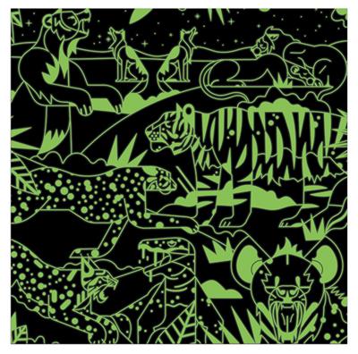 Glow In The Dark Predators Illuminated Puzzle 500pcs