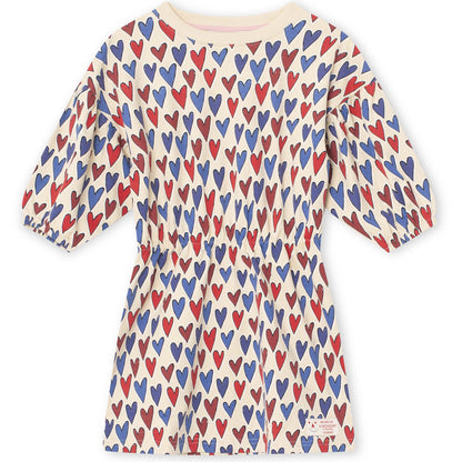 Nanna Dress Heart Print