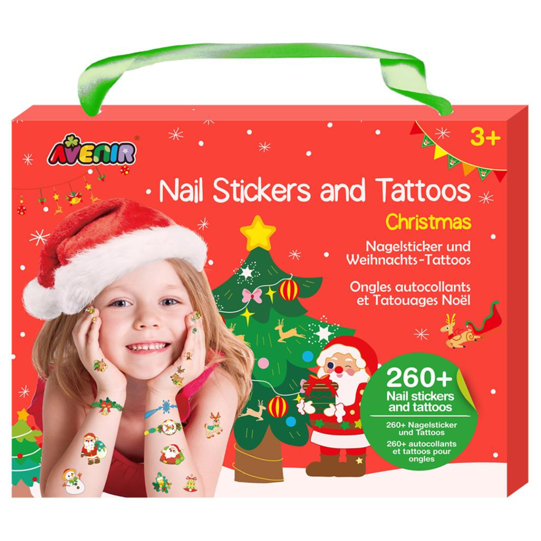 Nail Stickers&amp;Tattoos Kerstmis