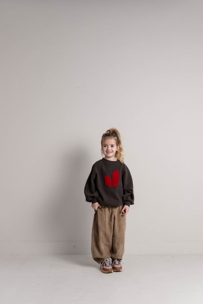 Pippa Sweater Dark Brown Melange