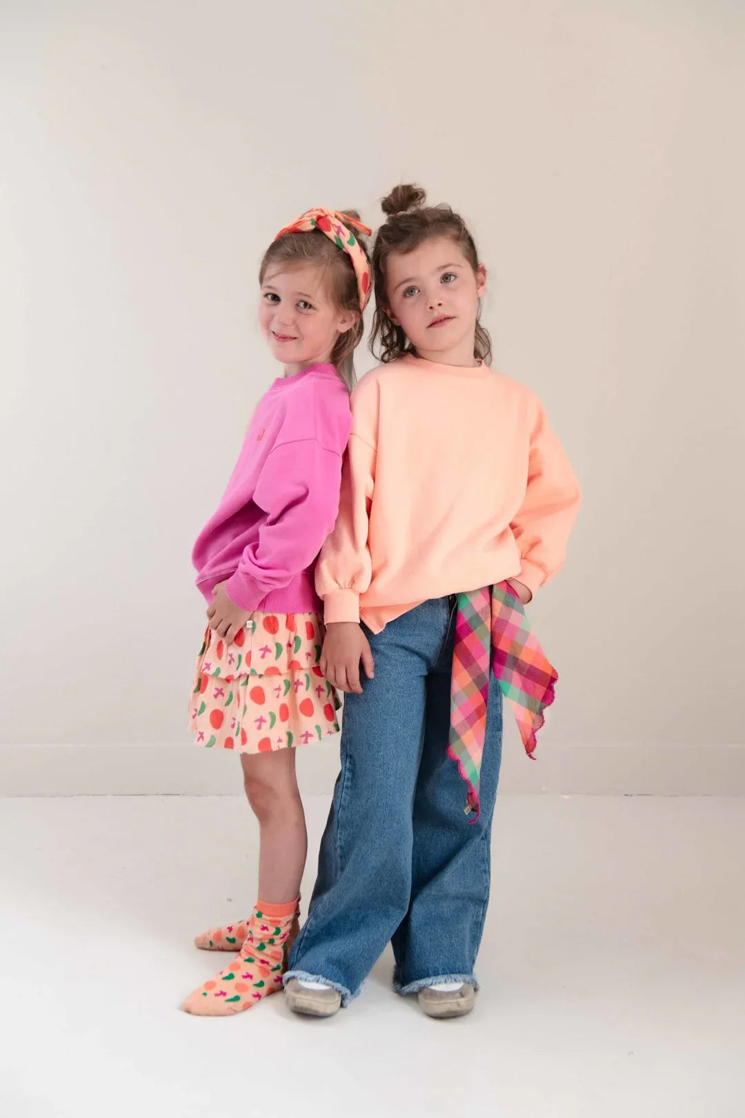 Pippa Sweater Peach Orange - Jenest