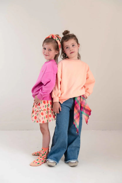 Pippa Sweater Peach Orange - Jenest