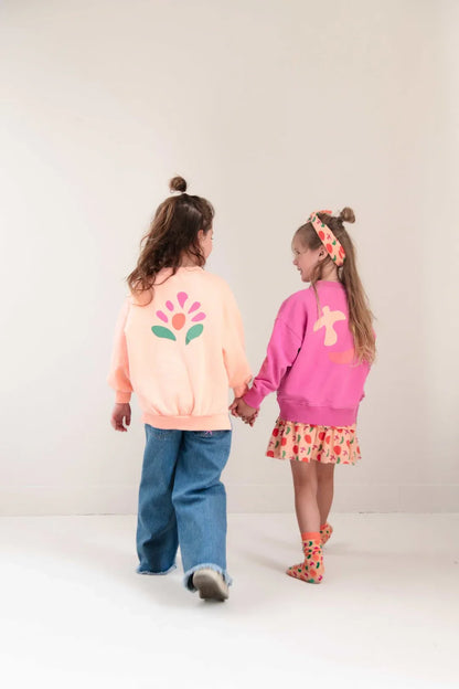 Pippa Sweater Peach Orange - Jenest