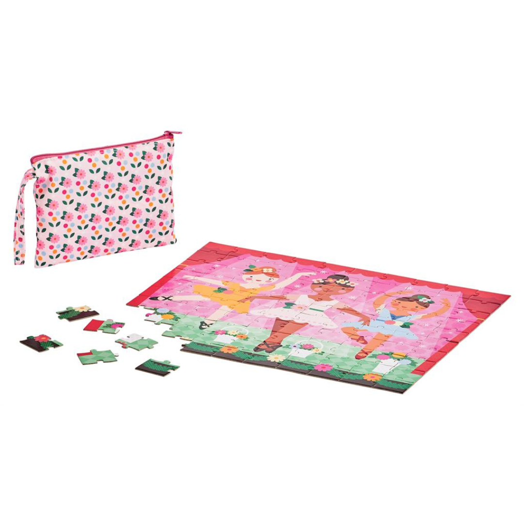 Tweezijdige Puzzel On The Go Ballerina 49pcs