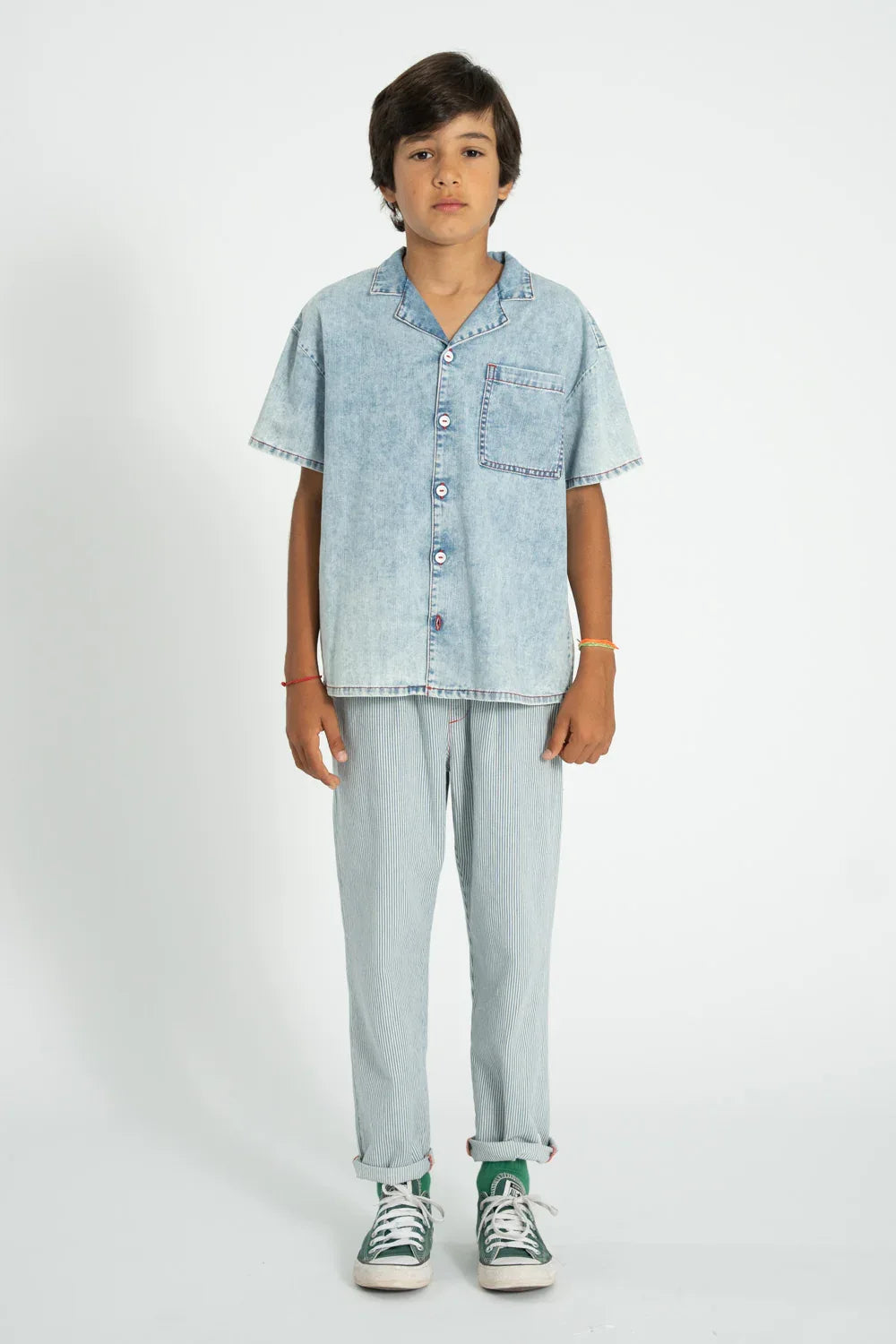 Hawaiian Shirt Blue Light Denim - Piupiuchick