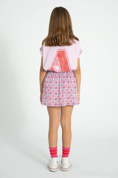 T-shirt Lilac With A Print - Piupiuchick