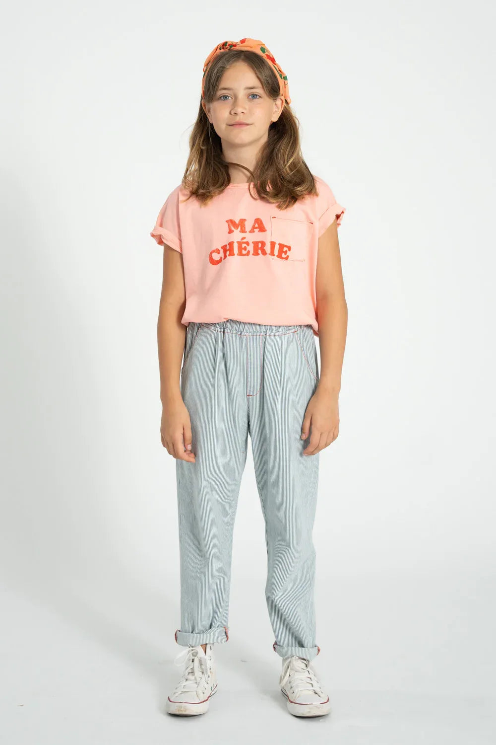 T-shirt Light Pink With Ma Chérie Print - Piupiuchick