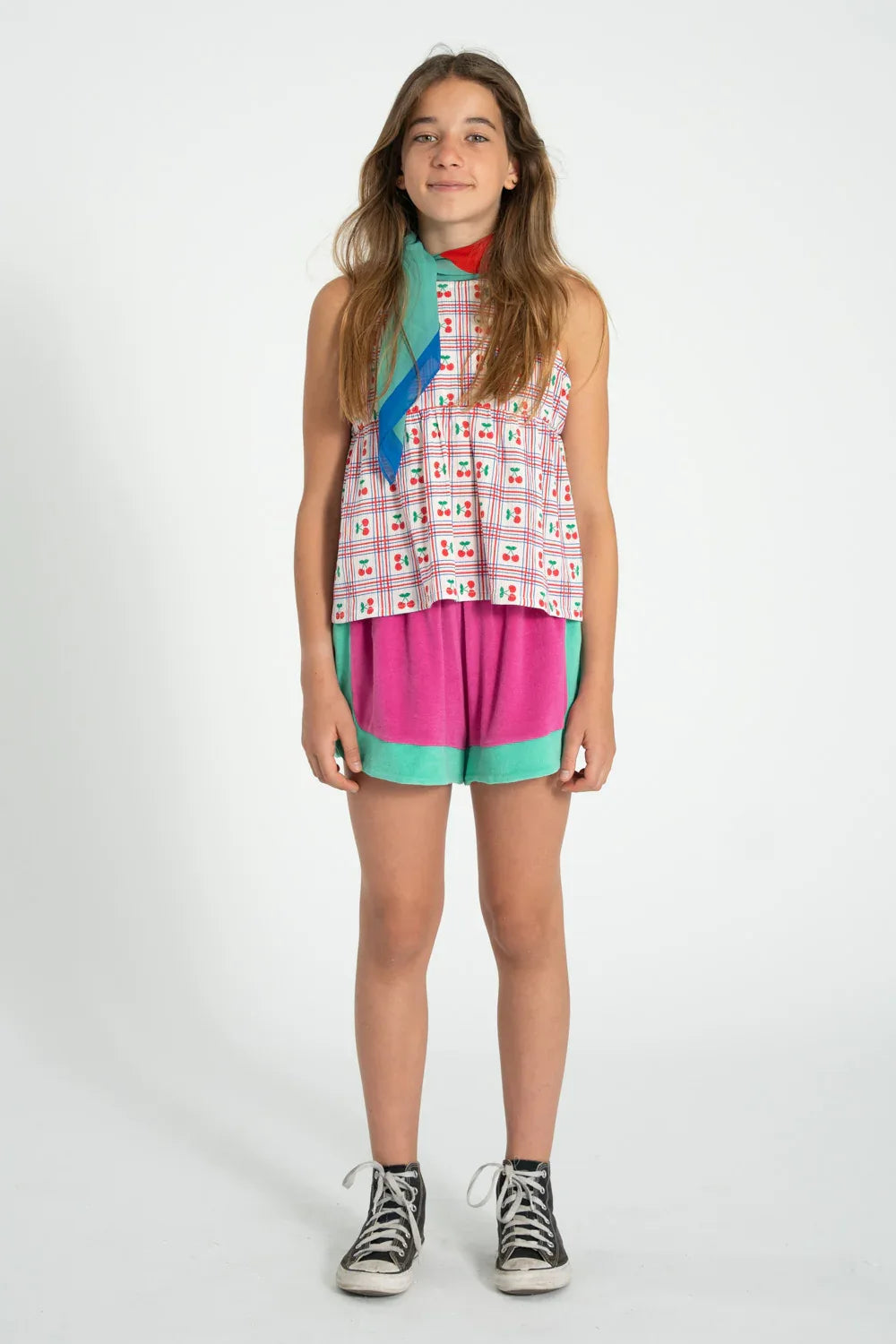 Shorts Fushia And Green - Piupiuchick