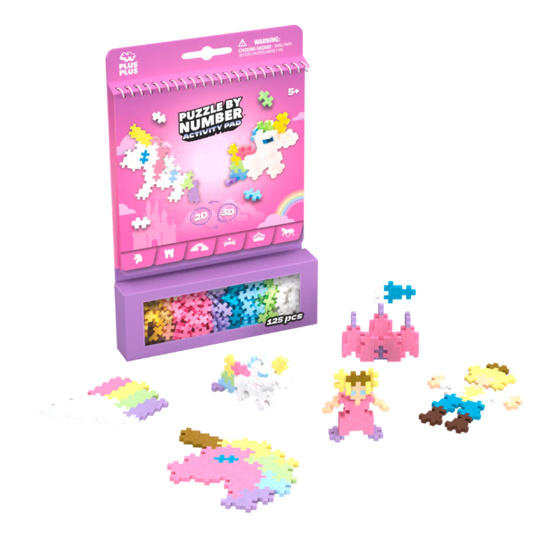 Puzzle By Number Activity Pad - 125pcs