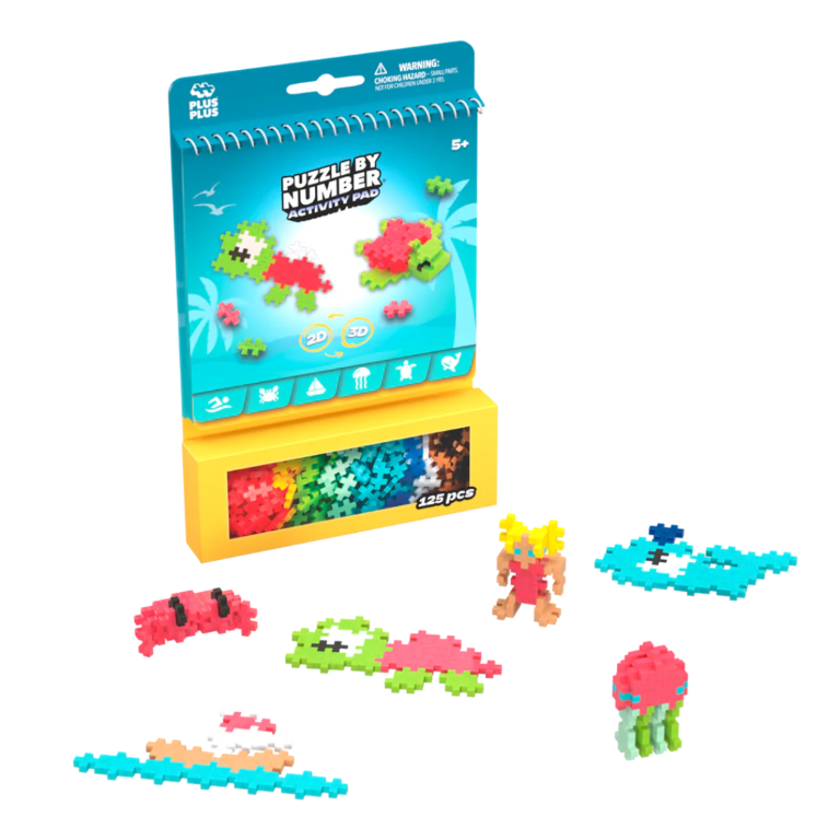 Puzzle By Number Activity Pad - 125pcs