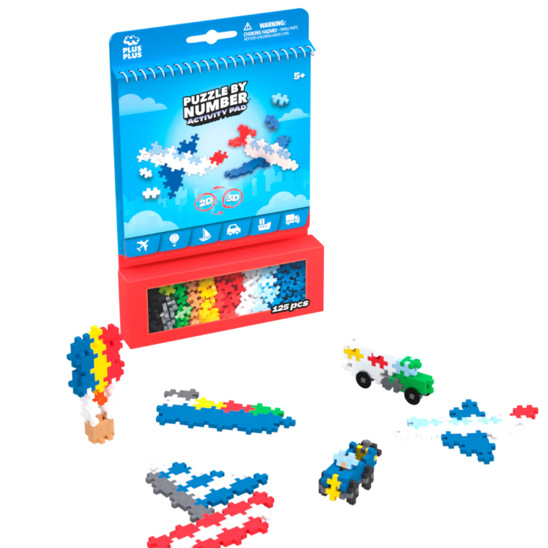 Puzzle By Number Activity Pad - 125pcs
