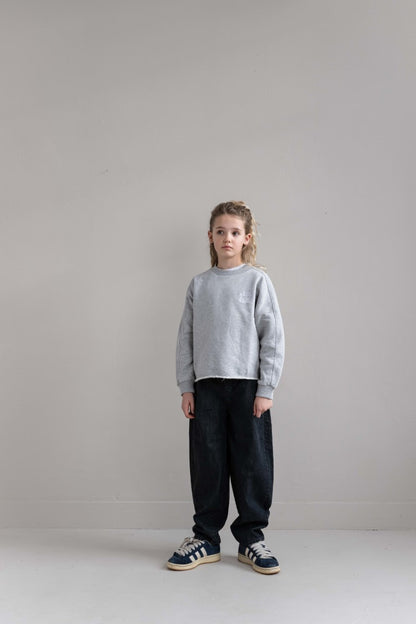 Robin Balloon Denim Pants Vintage Black