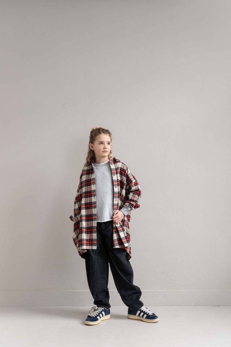 Robin Balloon Denim Pants Vintage Black