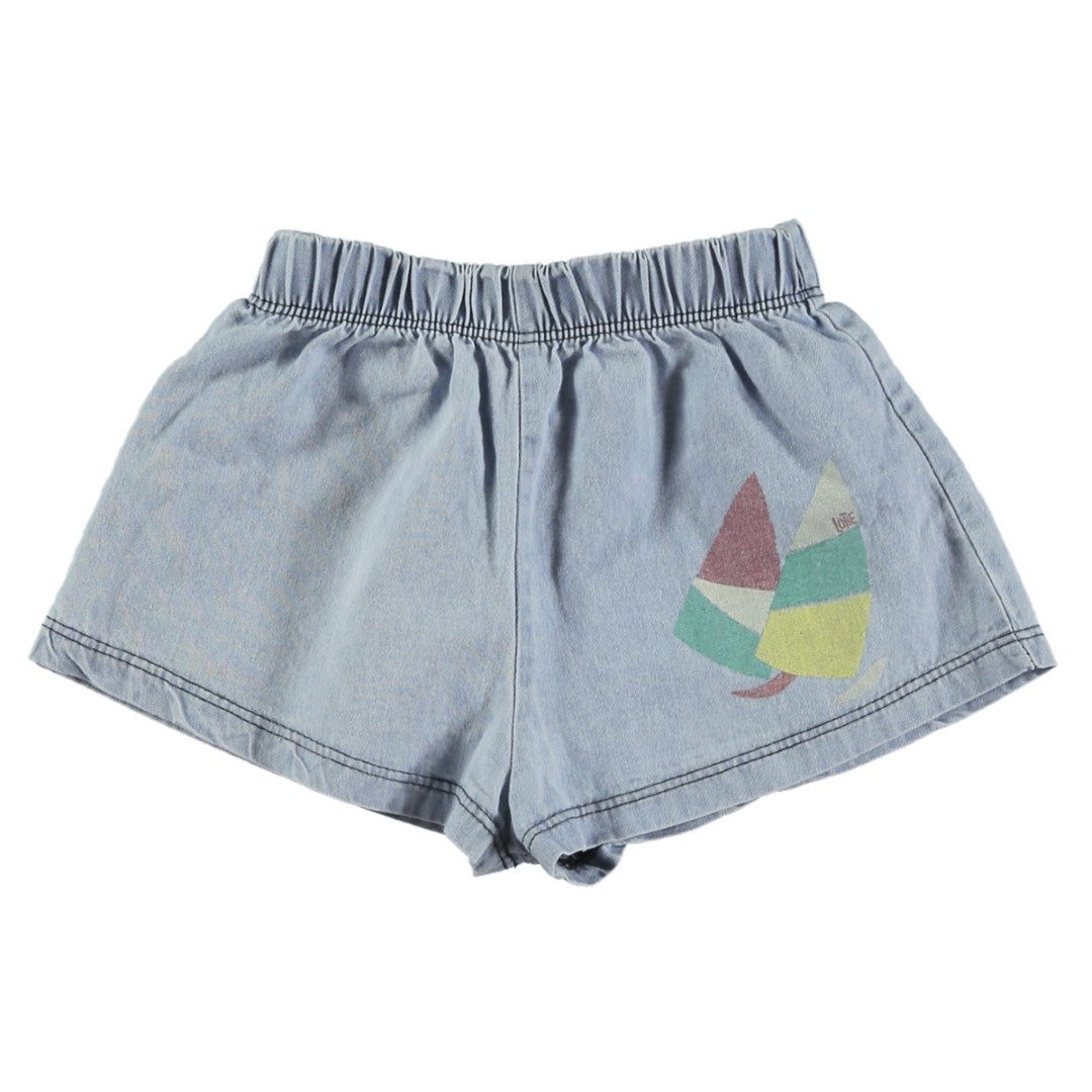 Baby Denim Shorts Sails Bleach