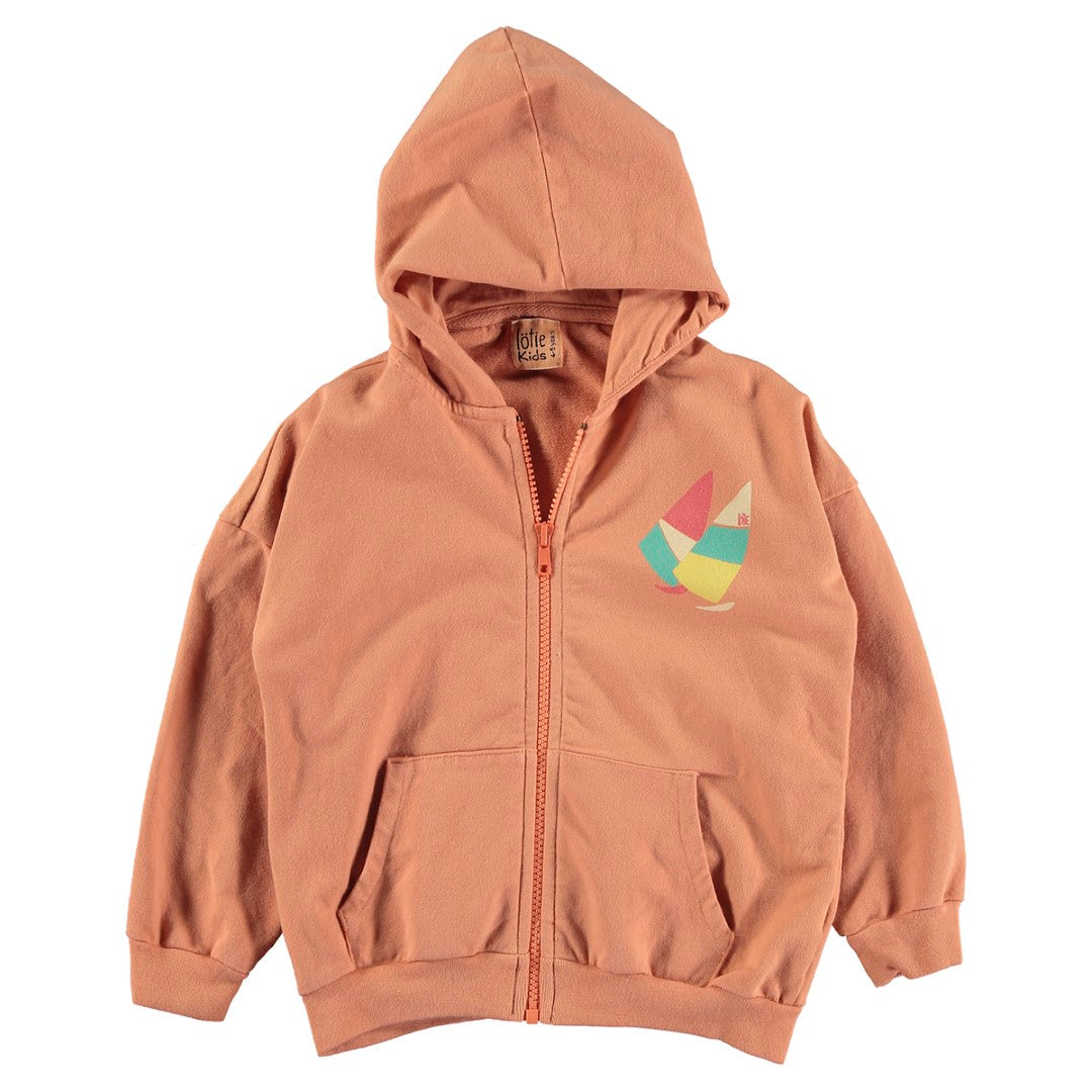 Hooded Sweatshirt Sails Peach