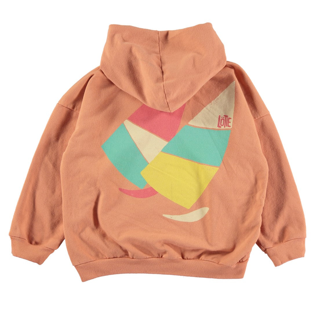 Hooded Sweatshirt Sails Peach