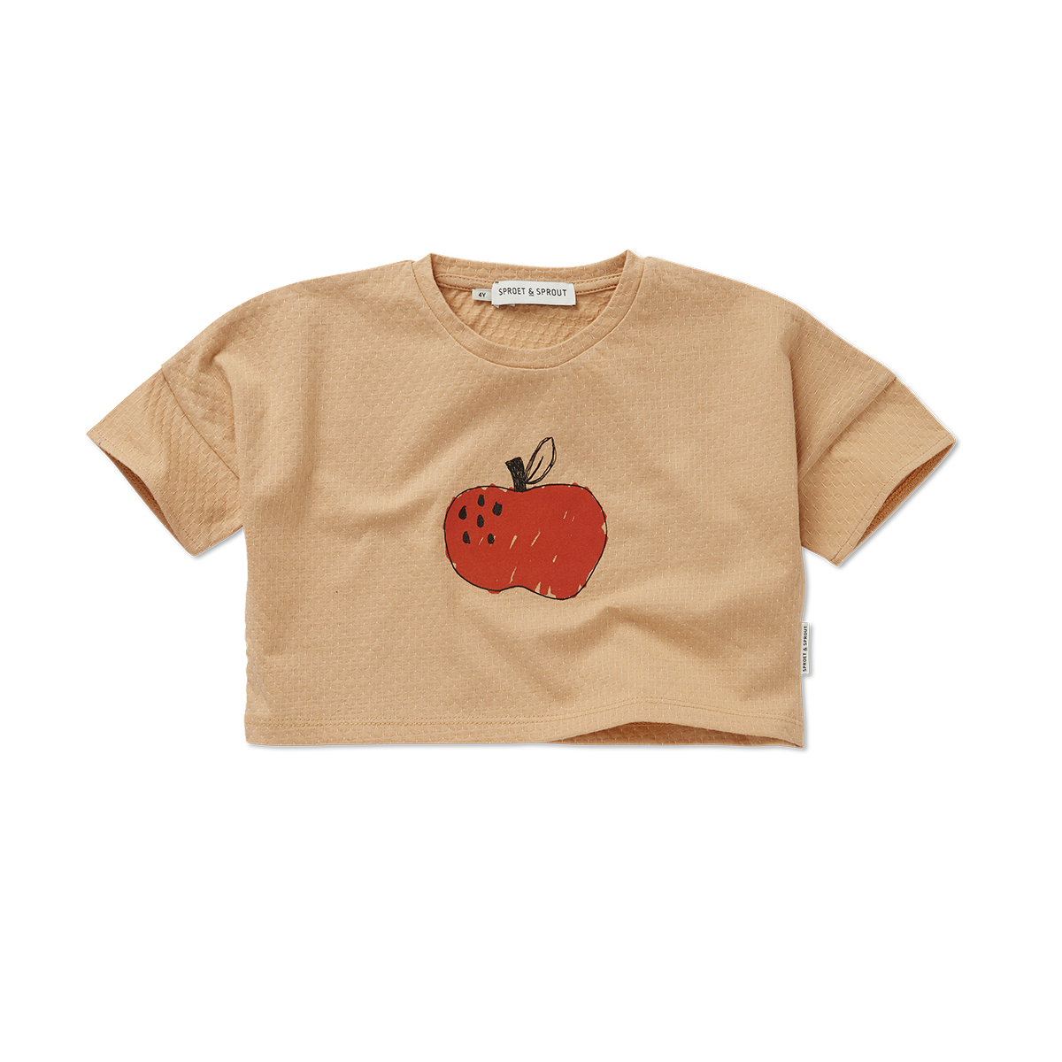 Cropped T-shirt Apple