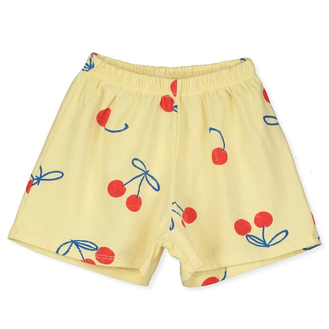 Shorts Cherries Allover Sundance Yellow