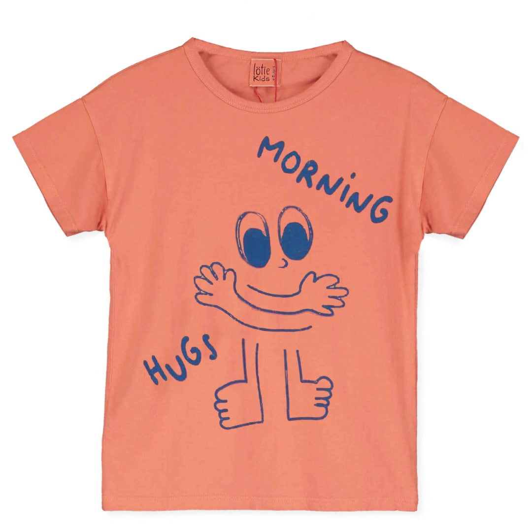 Regular T-shirt Morning Hugs Papaya