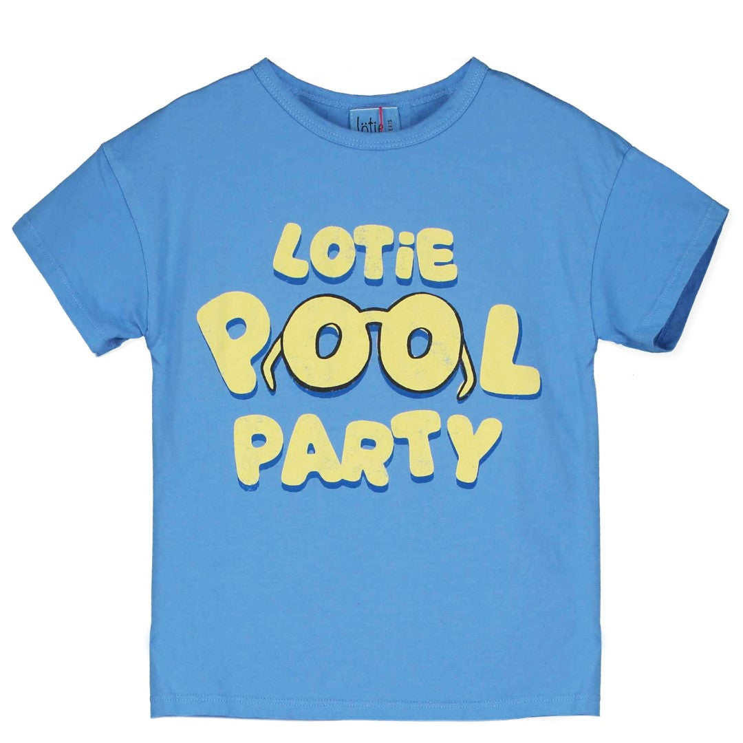 Regular T-shirt Lotie Pool Party Baja Blue