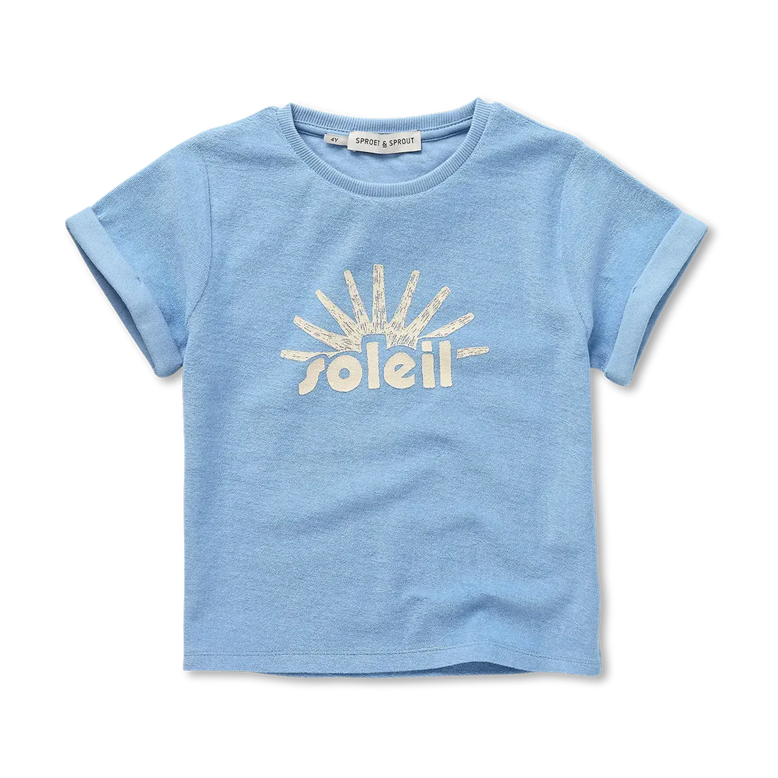 Terry T-shirt Soleil Forever Blue - Sproet &amp; Sprout