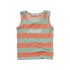 Tanktop Boys Stripes Silt Green - Sproet & Sprout