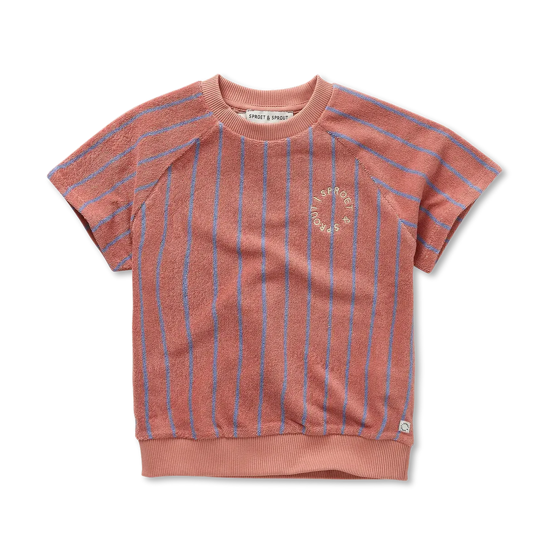 Sweatshirt Raglan Shortsleeve Rose Dawn - Sproet &amp; Sprout