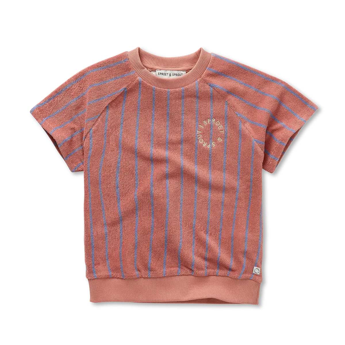 Sweatshirt Raglan Shortsleeve Rose Dawn - Sproet &amp; Sprout