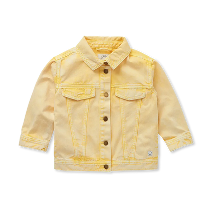 Denim Jacket Pastel Yellow - Sproet &amp; Sprout