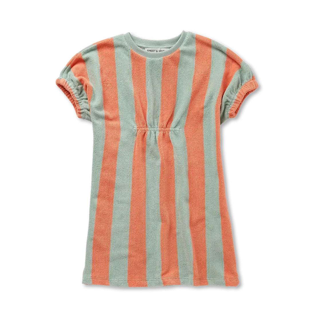 Loose Dress Stripes Silt Green - Sproet &amp; Sprout