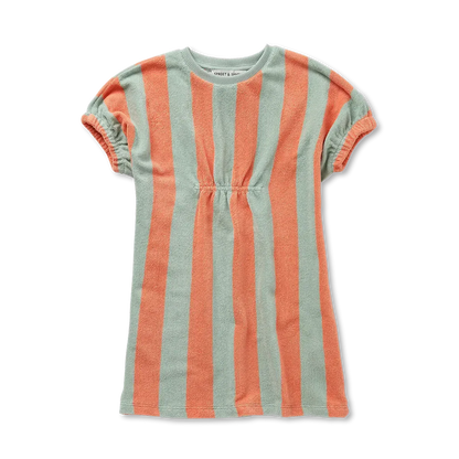 Loose Dress Stripes Silt Green - Sproet &amp; Sprout