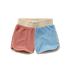 Terry Sport Shorts Colourblock Rose Dawn - Sproet & Sprout