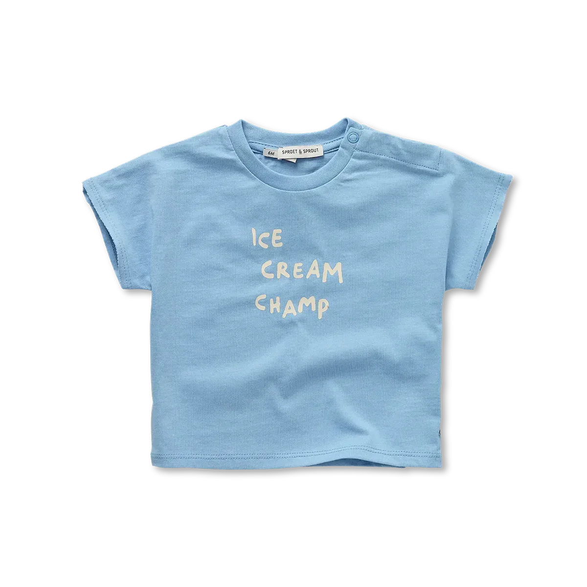 Baby T-shirt Ice Cream Forever Blue - Sproet &amp; Sprout
