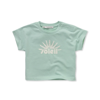 Baby T-shirt Soleil Silt Green - Sproet &amp; Sprout